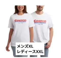コストコ ロゴ Tシャツ 白 メンズXL,レディースXXLのサムネイル