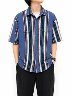 ラルフローレン DENIM&SUPPLY ネイティブ柄 ガーゼシャツ XXL - メルカリ
