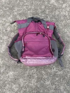 90s OUTDOOR ミニリュック バックパック ピンク　y2k 00sのサムネイル