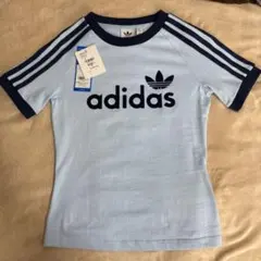 adidas オリジナルス 半袖 Tシャツ ライトブルーのサムネイル