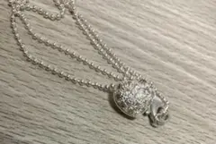 Folli Follie フォリフォリ　ハートネックレス　シルバー