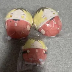 くじメイト ハイキュー!!ぬいくじ 孤爪研磨3個セット【D×2・E賞】