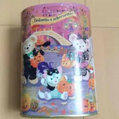 ダッフィー シェリーメイ ジェラトーニ ハロウィン 缶