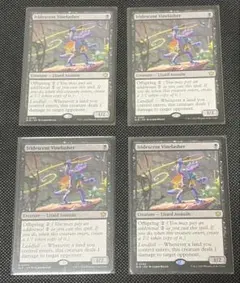 MTG 玉虫色の蔦打ち英語版4枚セット トークン4枚付き