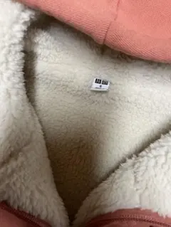 ユニクロ　S ボアスウェットフルジップパーカ