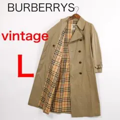 H7371◾️バーバリーズ　ノバチェック　トレンチコート　Y2K