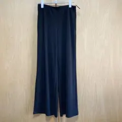 UNIQLO クレープジャージーストレートパンツブラック M