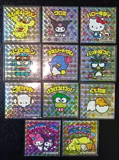 ロッテ　サンリオキャラクターズマン　シール11枚セット　ビックリマン