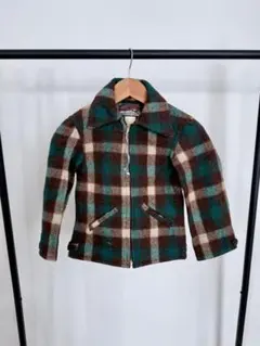 FORTY-BELOW キッズ ウールチェックジャケット 美品