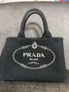 西岡すみこ様専用✨PRADA カナパ S ハンドバッグ 黒 キャンバス 2way