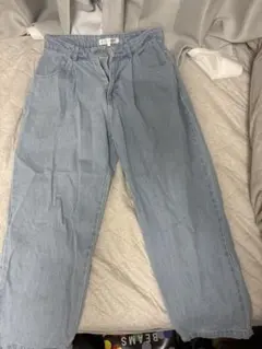 ライトブルーワイドパンツ