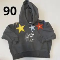 BREEZE ミッキー・マウス フード付きトレーナー 90 ディズニー