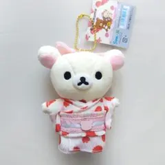 コリラックマ ぬいぐるみ 着物 7/5（金）発売］ レースの着物で旅を満喫しているコリラックマの
