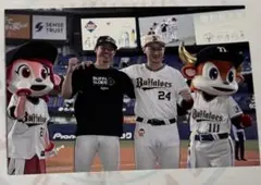 オリックス飲食特典ヒーローポストカード　曽谷龍平　紅林弘太郎