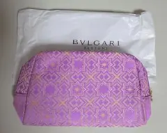 BVLGARI 幾何学模様ポーチ
