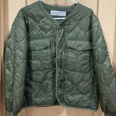 cepo キルティングジャケット カーキー