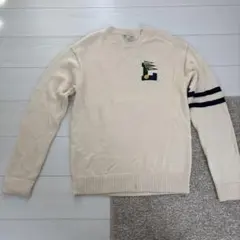【24時間以内発送】 LACOSTE ラコステ　クリーム色 ニットセーター