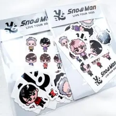 新品　未開封　Snow Man 　すのチルステッカー(12枚セット)　2点セット