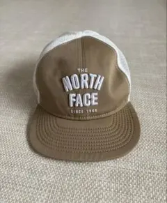 【値下げ】THE NORTH FACE ベビーメッシュキャップ ベージュ