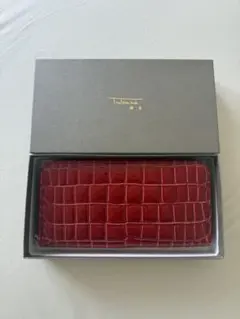 ★美品【鎌倉高野】ラウンド長財布 クラシックレッド