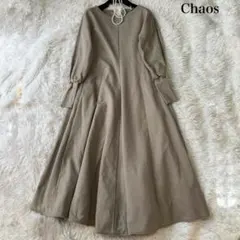 ほぼ未使用　カオス　2025S/S ロングワンピース Chaos ワンピース Chaos(カオス)/アガサチャンパカワンピース