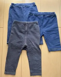 UNIQLO 西松屋　ズボン3枚セット　80〜90cm