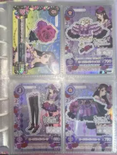 排出版】アイカツ カード ローズボンボンコーデ 紫吹蘭 プレミアム