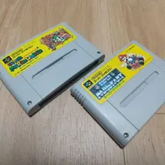 値下!スーパーマリオカート·スーパーマリオワールド/スーパーファミコン