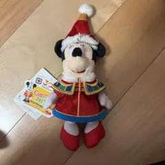 ミニーマウス　ぬいぐるみバッジ　2013 30周年　クリスマス