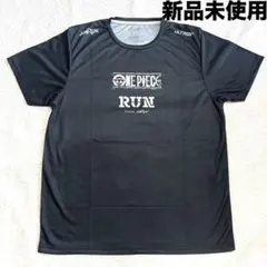 ONEPIECE RUN Tシャツ 黒ブラックマラソンワンピースランニング