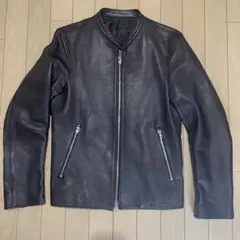 LIDNM リドム レザージャケット シングルライダース ブラック 羊皮 M