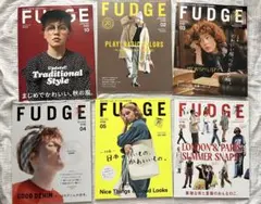 FUDGE 雑誌 6冊セット まとめ売り