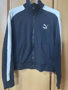 PUMA ジャージ 黒/白