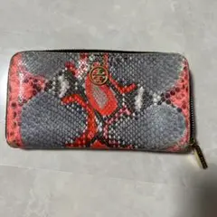 Tory Burch トリーバーチ　パイソン調　長財布