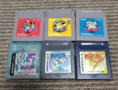 ジャンク　ゲームボーイ　ポケットモンスター　6個セット