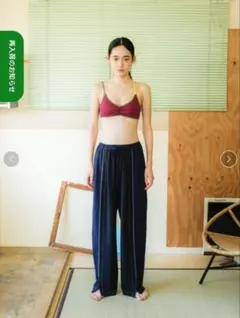 美品】PAMM 知性のストライプパンツ カラフル イージーパンツ ワイド