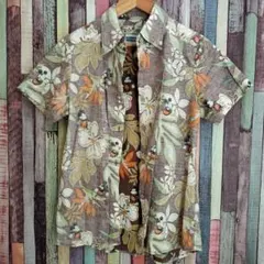 ディズニー　ミッキー　アロハシャツ