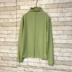 FREE'S MART ギンガムチェック　メロートップス　シアー　透け感　重ね着