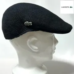 【新品】定価11000円 LACOSTE 日本製 サーモニットハンチング通年可能