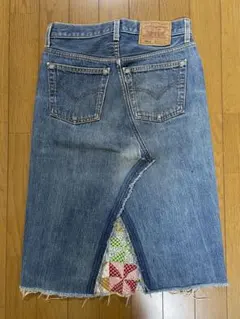 90'Levi's 501XX USA製リメイクデニムスカート