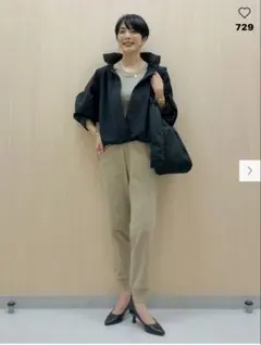 UNIQLO ウィンドプルーフスタンドブルゾン　ブラック　XL