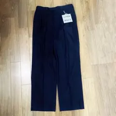 【新品】CITEN シテン　ライダー スラックス　L　ネイビー　ワイドシルエット