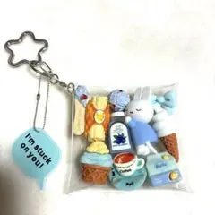 ガチャ詰めポーチ ミッフィー miffy ブルー すやすや