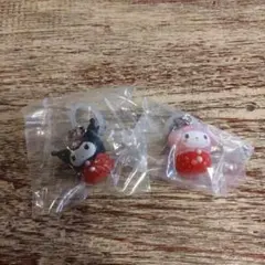 サンリオキャラクターズ◎いちごめじるしアクセサリー◎クロミ✕マイメロディ