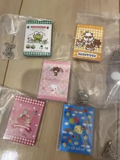 豆ガシャ本 サンリオキャラクターズ プロフィール帳　5種セット セミコンプ