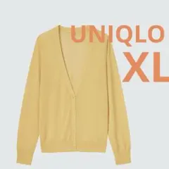 UNIQLO ライトＶネックカーディガン　イエローのサムネイル