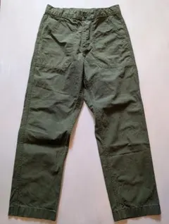 GU ミリタリー ベイカーパンツ オリーブグリーン Ｓ 廃盤
