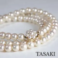 美品】TASAKI大玉ロングネックレス7.5-7.9mm約83.5cmシルバー - メルカリ