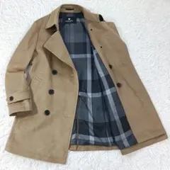 ✨良品✨ブラックレーベル クレストブリッジ　ウールトレンチ　ベージュ　M