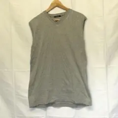 バーバリー　ロンドン　ノースリーブ　Tシャツ　グレー　古着　L L1618